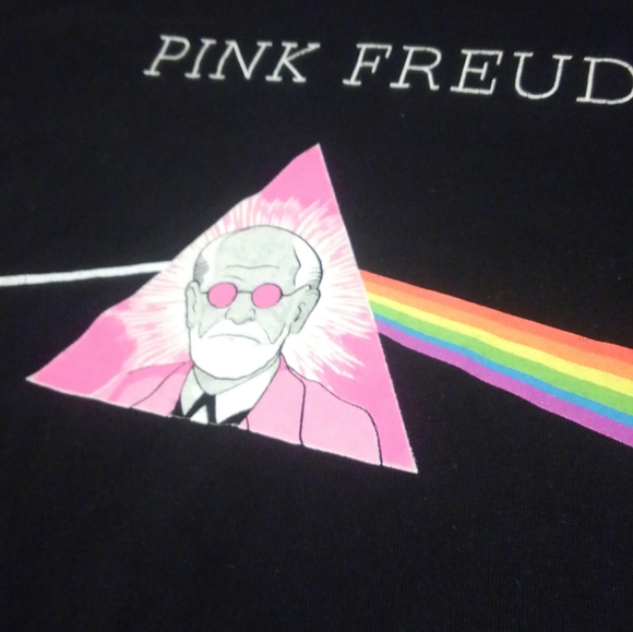 ๐ Pink Freud Floyd Shirt Philosopher Sigmund - Picture 2 of 11